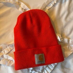 Carhartt Bright Orange Knit Hat